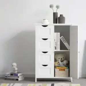 Ormarić sa 4 fioke i policom