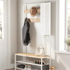 Čiviluk sa klupom i ogledalom