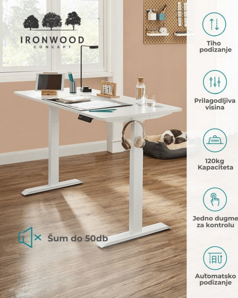 Električni sto sa podešavajućom visinom