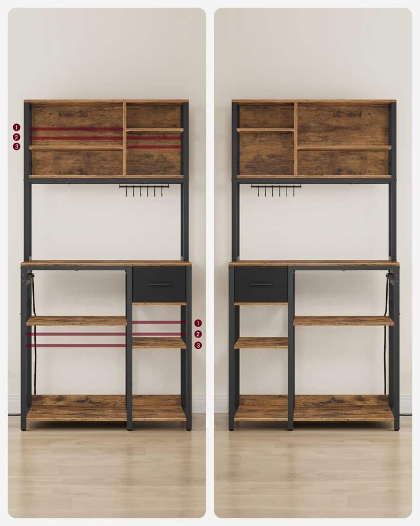 Rustik Kuhinjska Polica 2