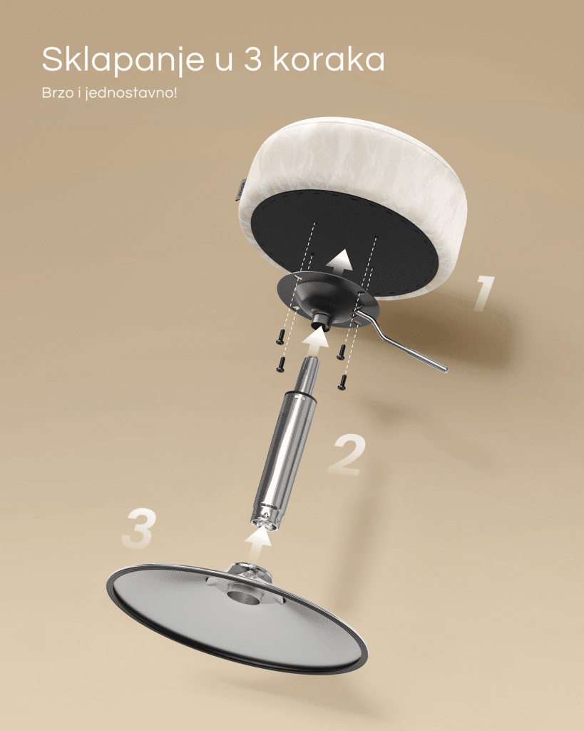 Elegantna Podesiva Stolica 2