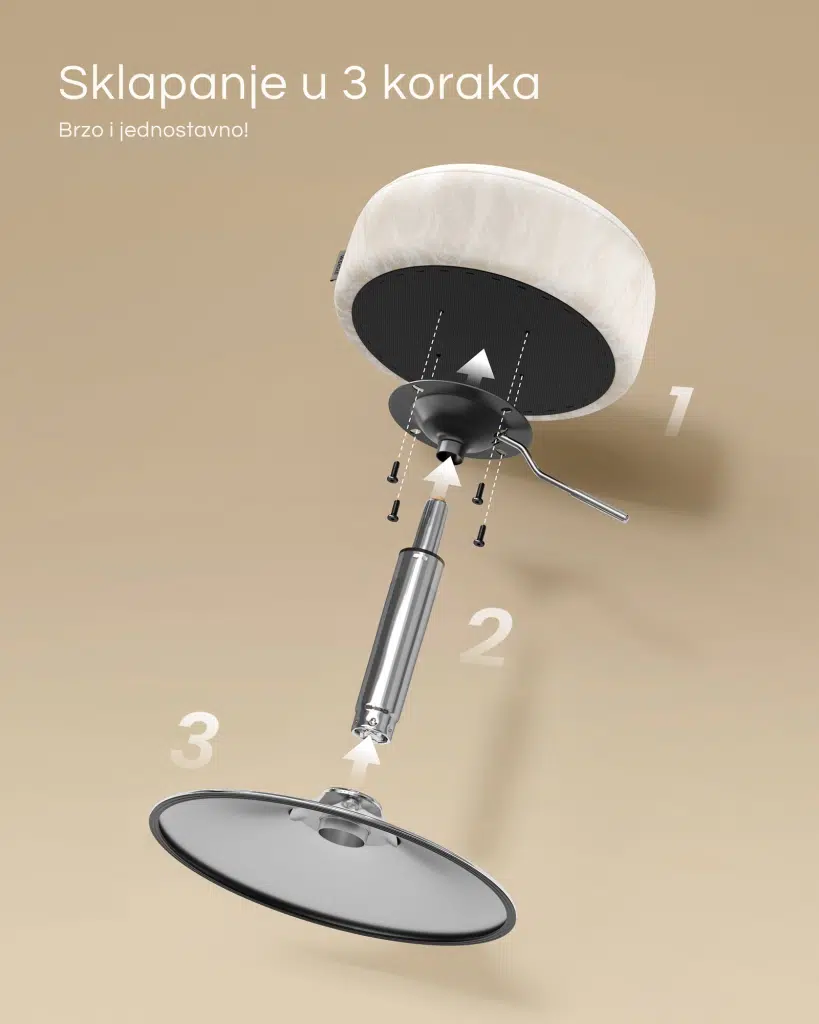 Elegantna Podesiva Stolica 2