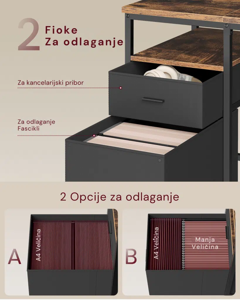 Radni Sto sa Fiokama 2