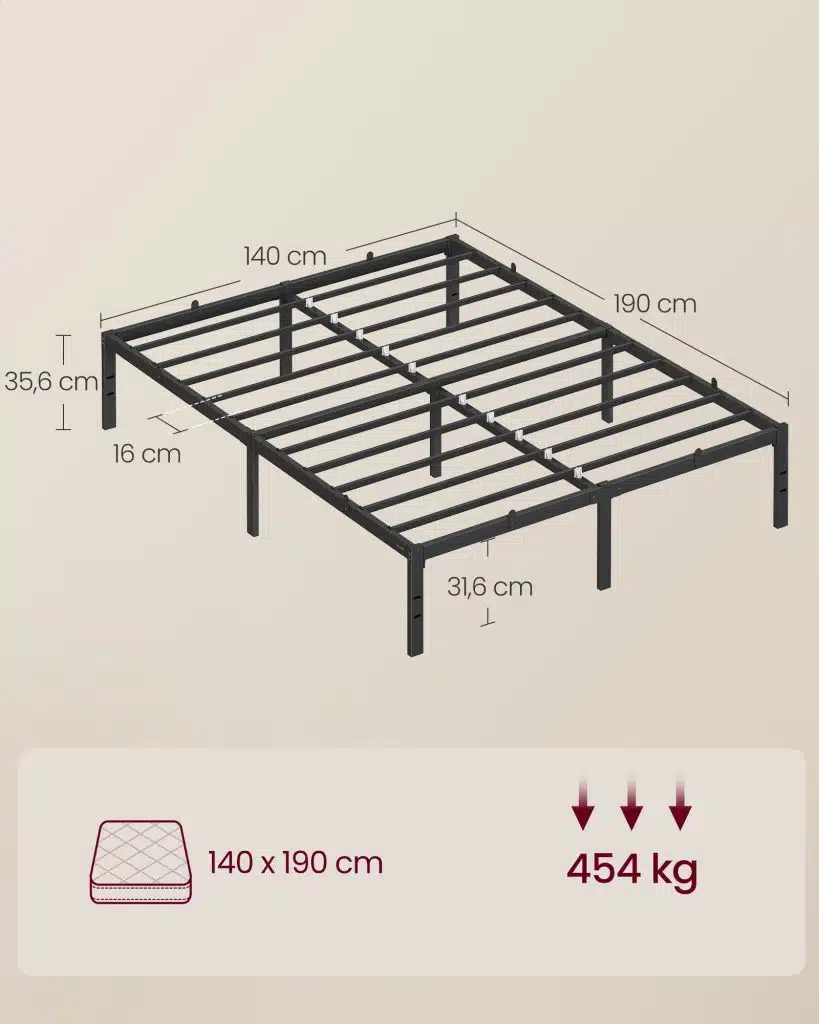 Moderan Metalan Krevet 5