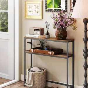 Konzolni sto sa policama