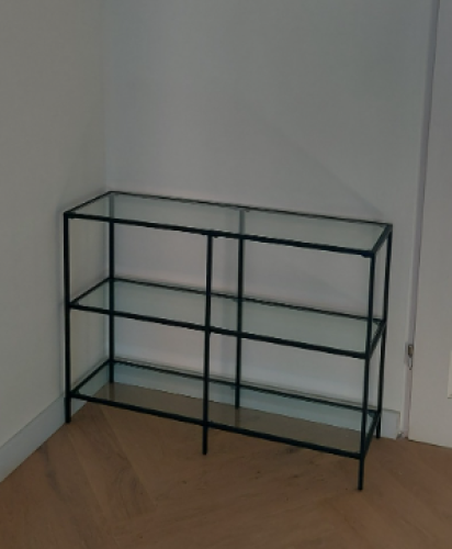 Stranični sto sa kaljenim staklom photo review