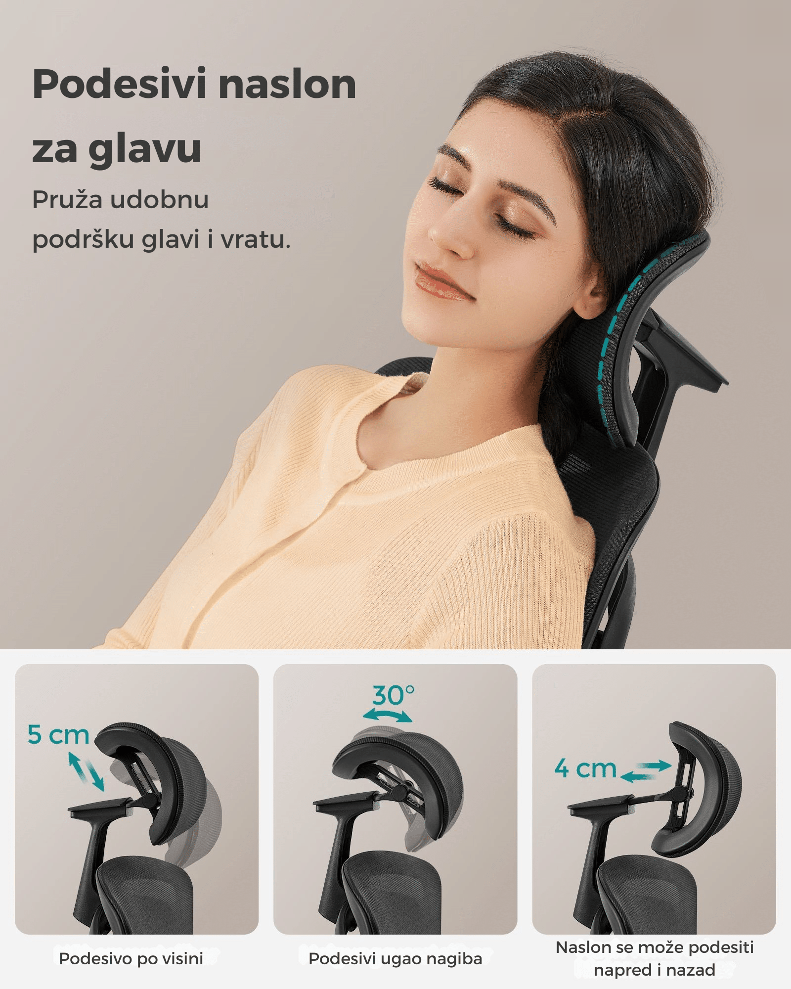 Ergonomska radna stolica - Slika 7