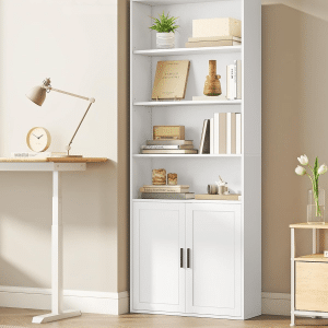 Polica za knjige sa vratima