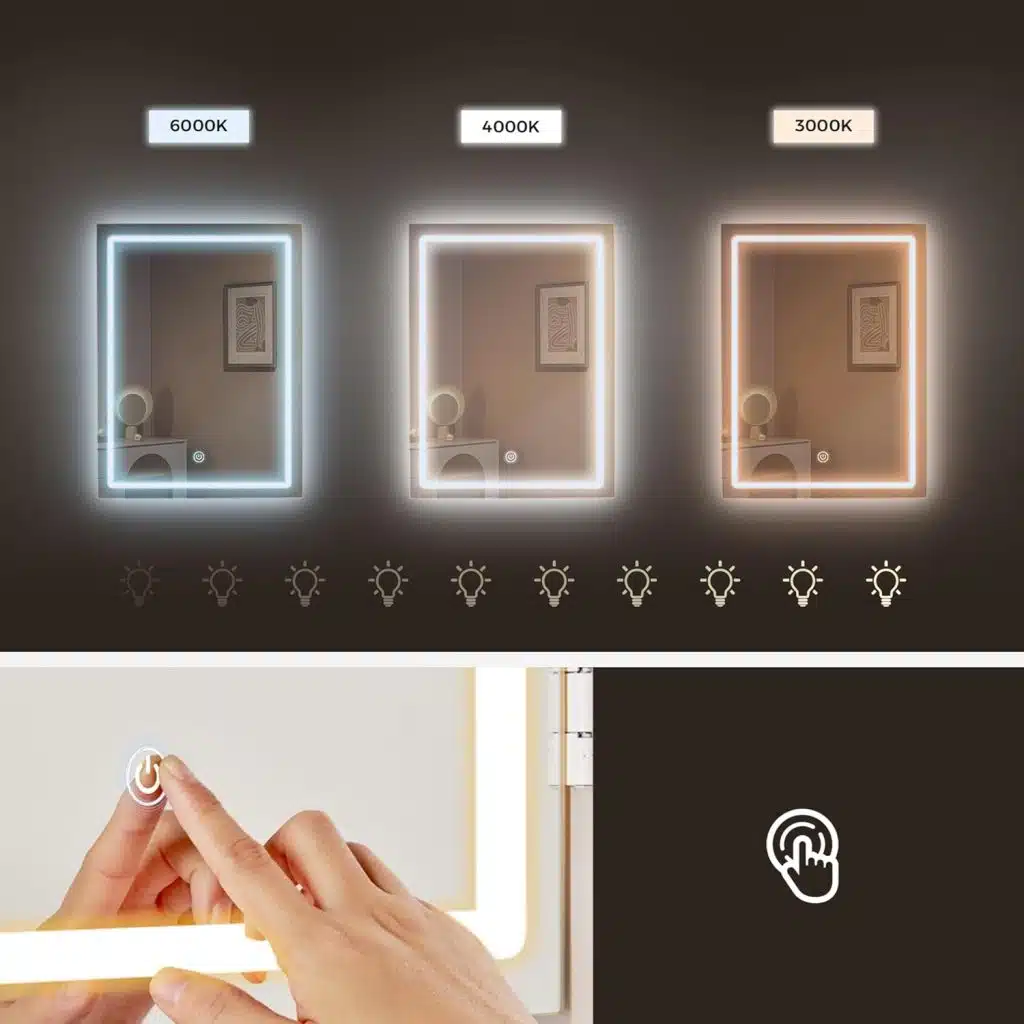 Toaletni Sto sa Ogledalom i Policama 3