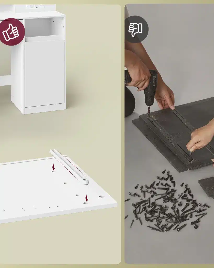 Toaletni Sto sa Ogledalom i Utičnicom 3