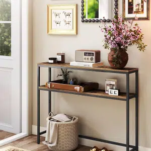 Konzolni sto sa policama