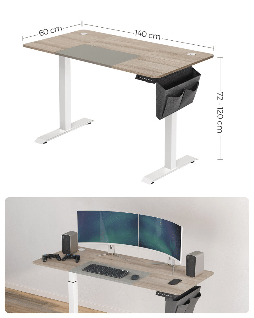 Kancelarijski Sto sa Podešavajućom Visinom 5