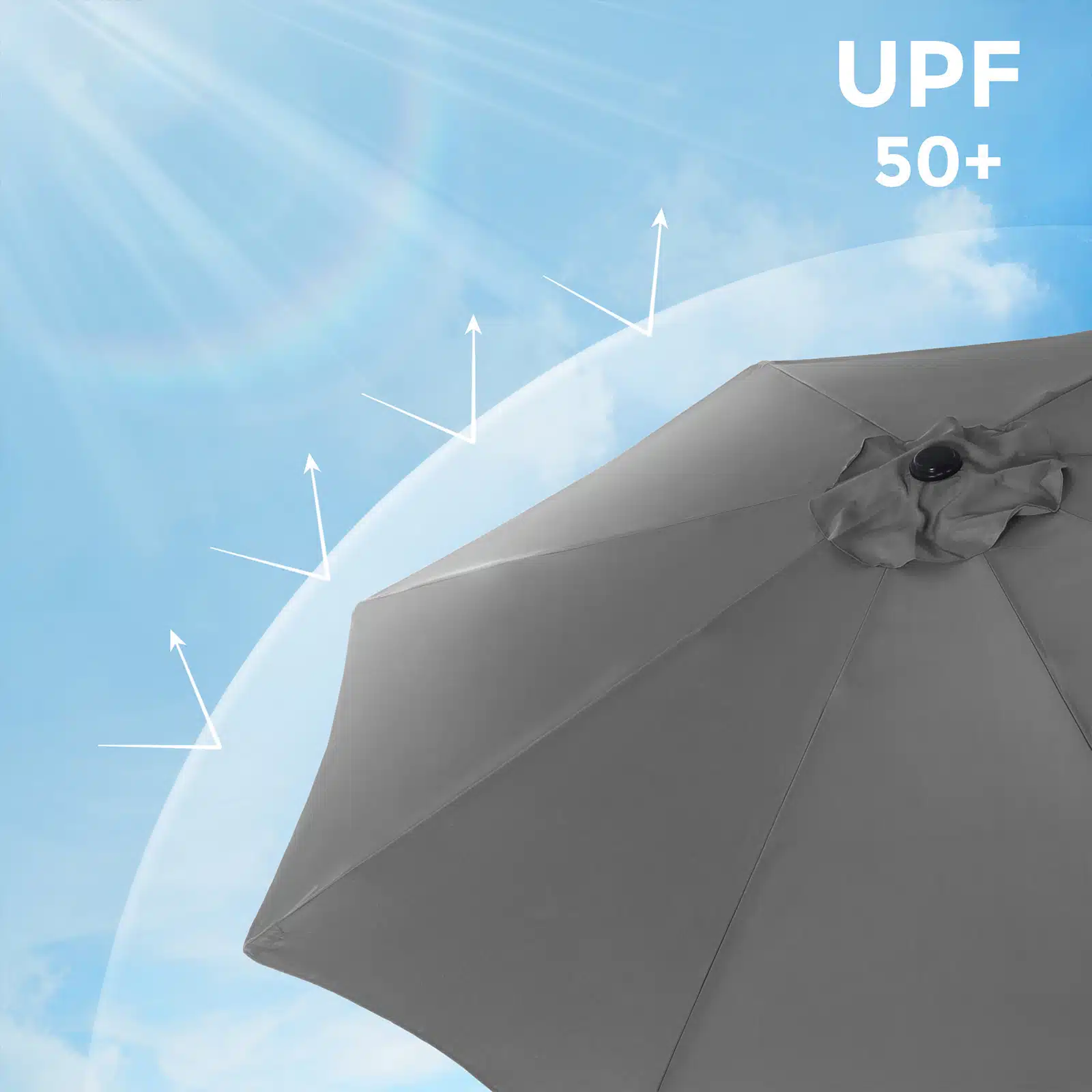 Baštenski suncobran sa UPF 50+ zaštitom - Slika 5
