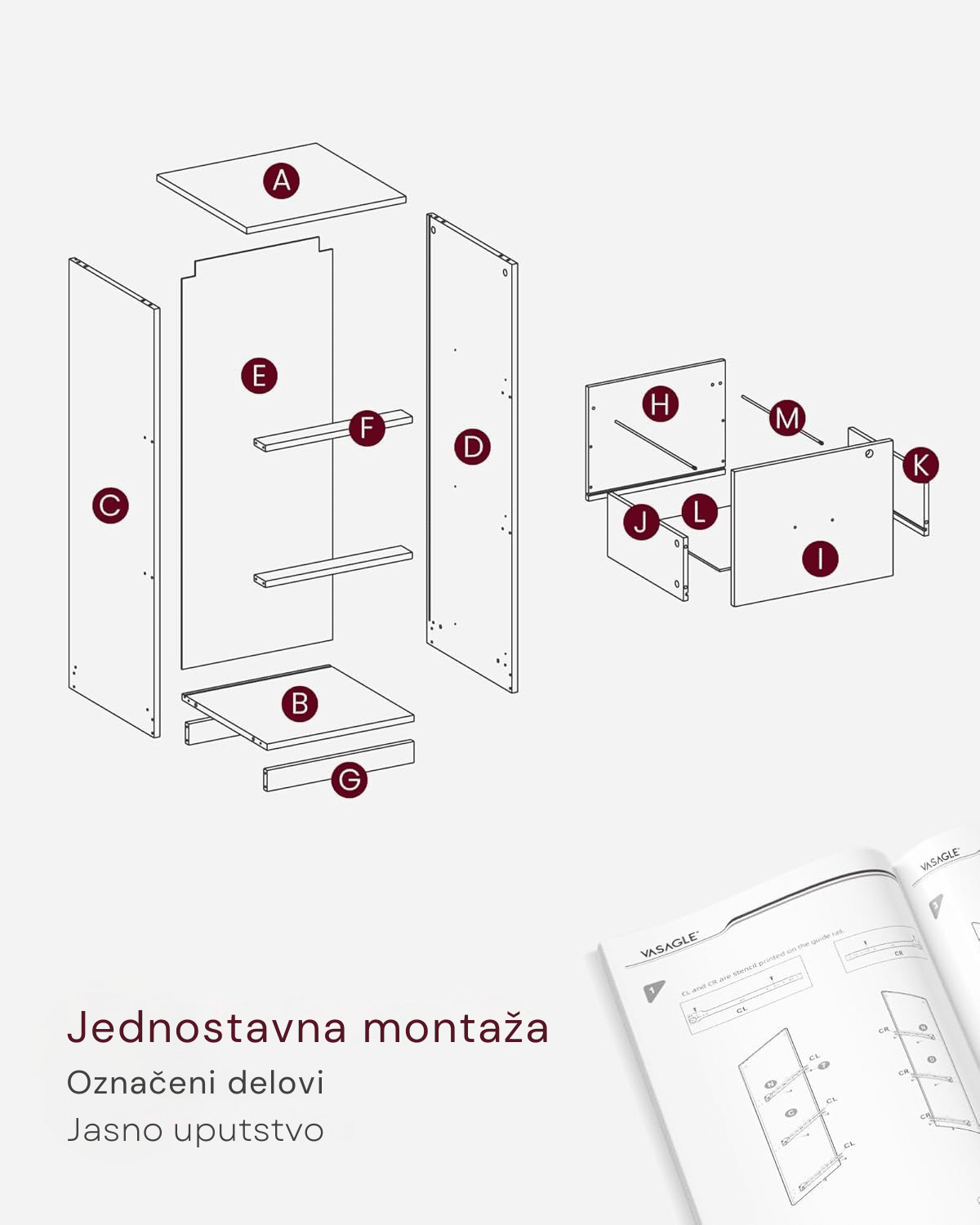 Kancelarijski fiokar sa 3 fioke - Slika 5
