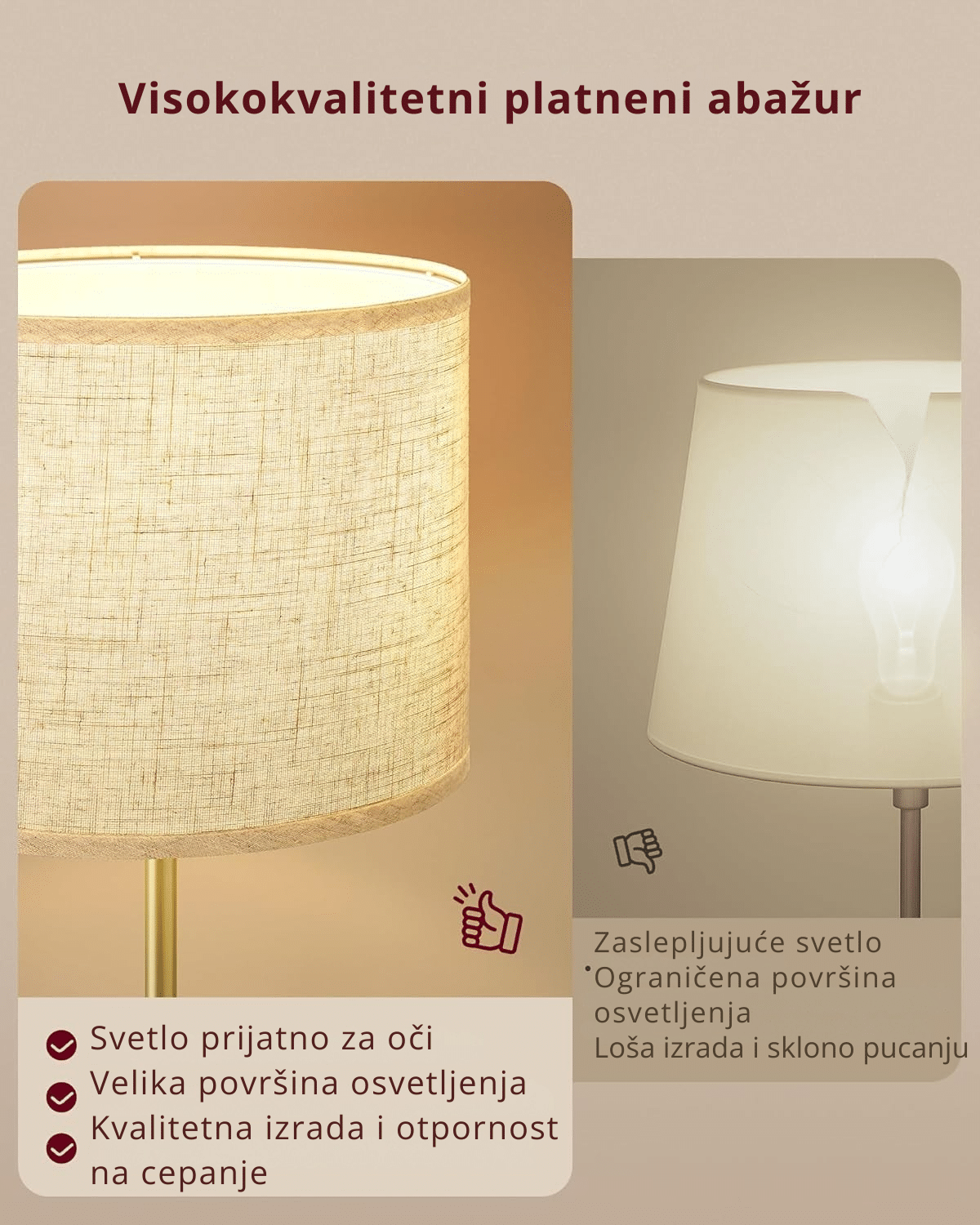 Podna lampa podesiva po visini - Slika 2