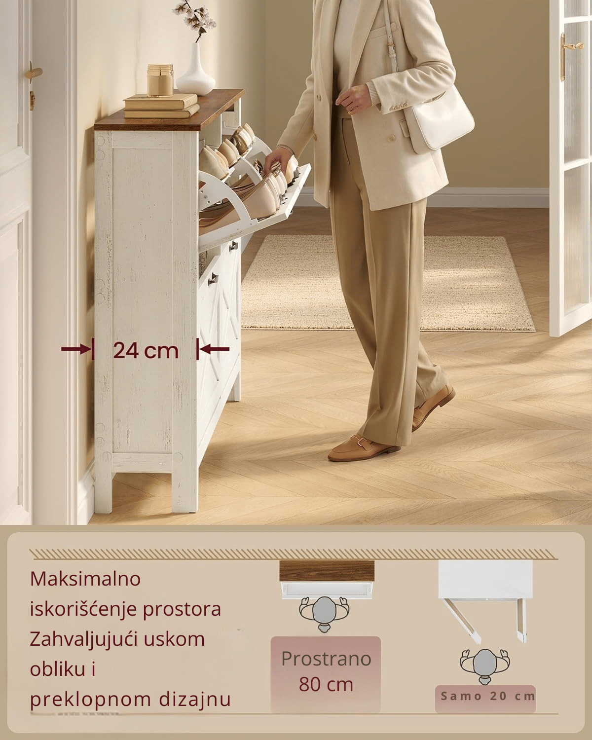 Cipelarnik sa preklopnim vratima - Slika 2