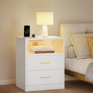 Noćni stočić sa LED osvetljenjem