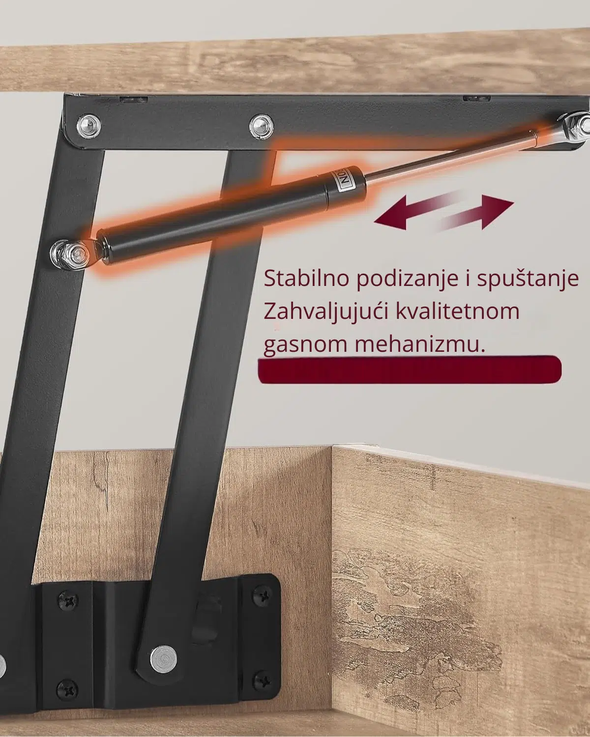 Klub sto sa podiznom pločom - Slika 4