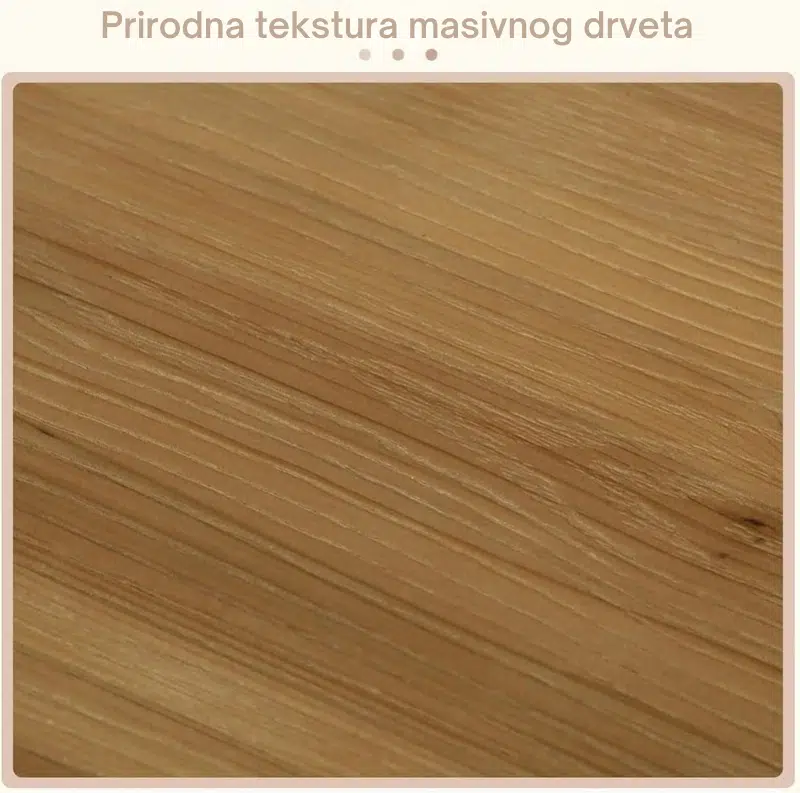 Klub sto od masivnog drveta - Slika 7